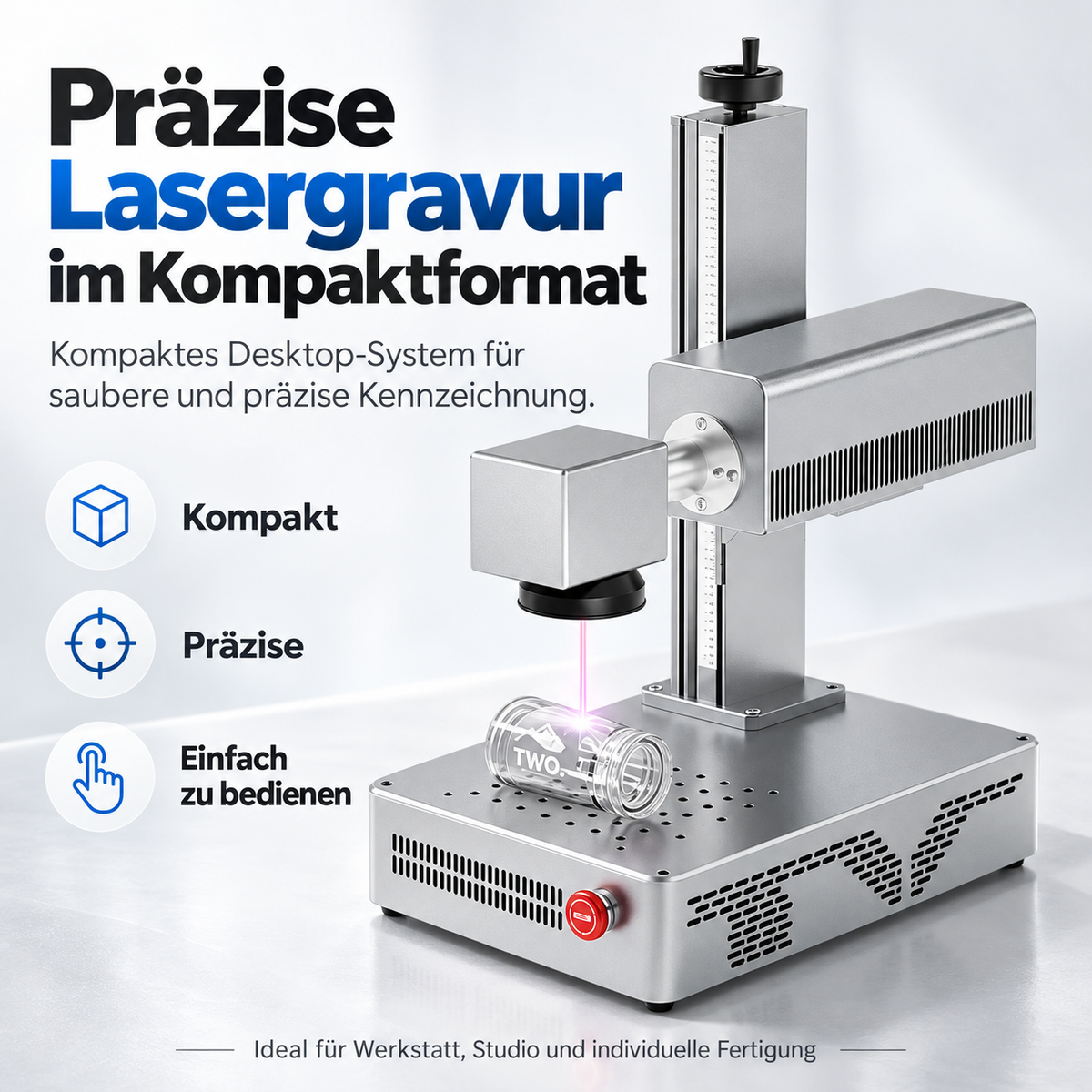 5W UV Laser Graviermaschine 355nm – Laserbeschriftungsmaschine A1