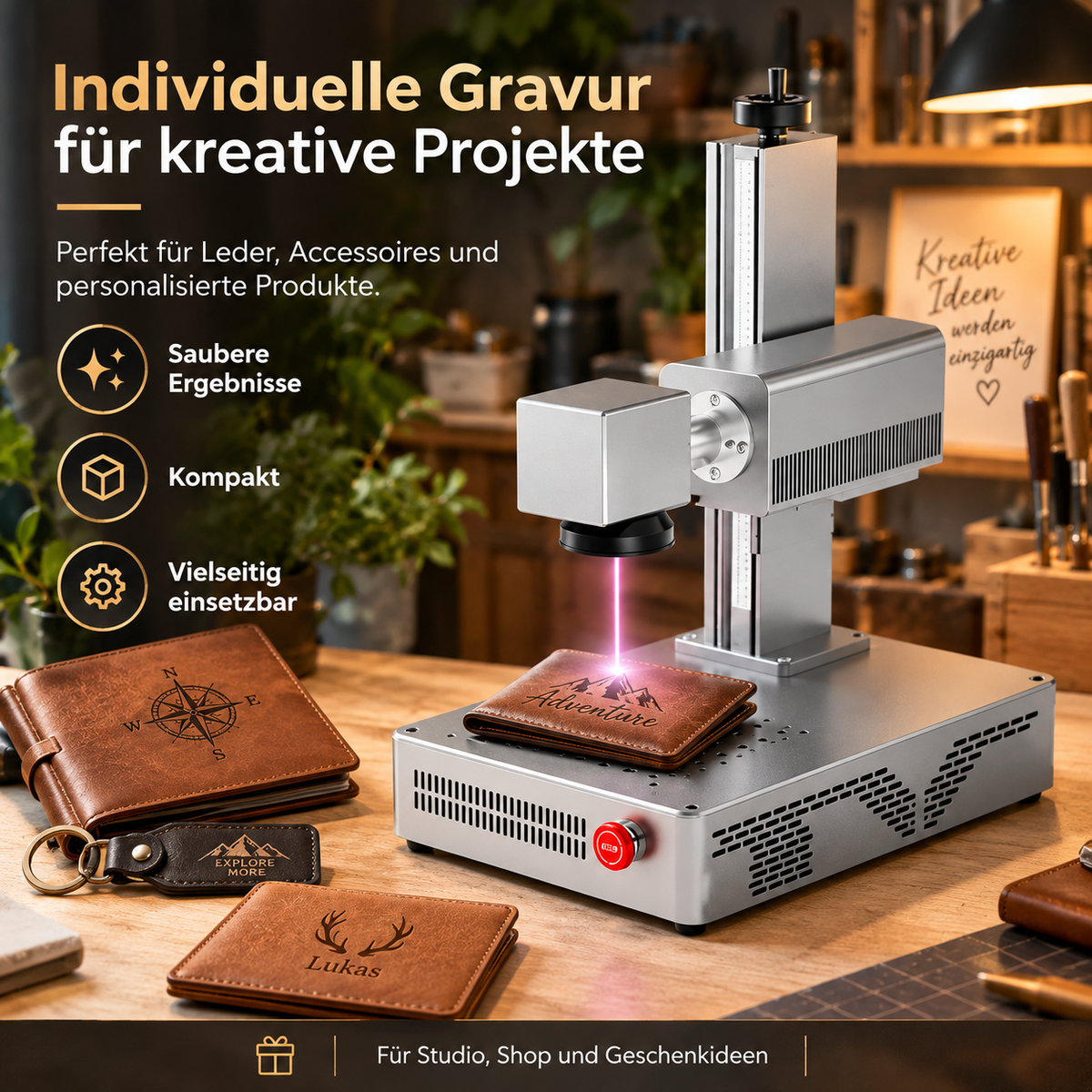 5W UV Laser Graviermaschine 355nm – Laserbeschriftungsmaschine A1